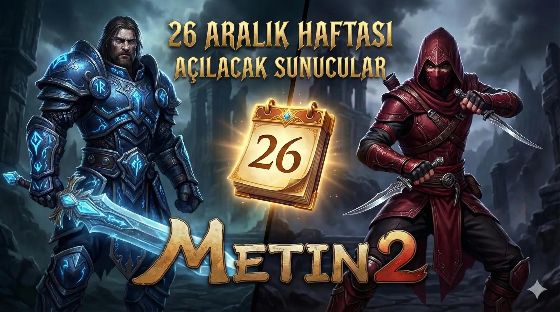 26 Aralık 2025 Dev Açılış: Bu Hafta Açılacak En İyi 7 Metin2 PvP Server (Emek & Wslik & Global)