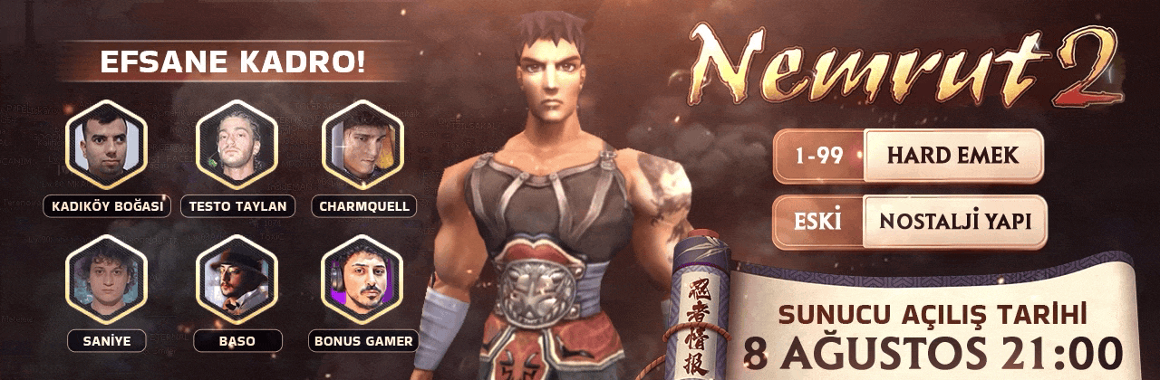 Nemrut Mt2 1-99 Level Hard Emek banner