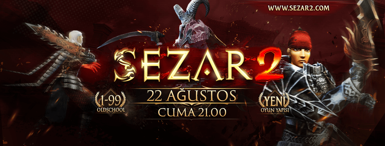 Sezar2 Mt2 1-99 Oldschool Server banner