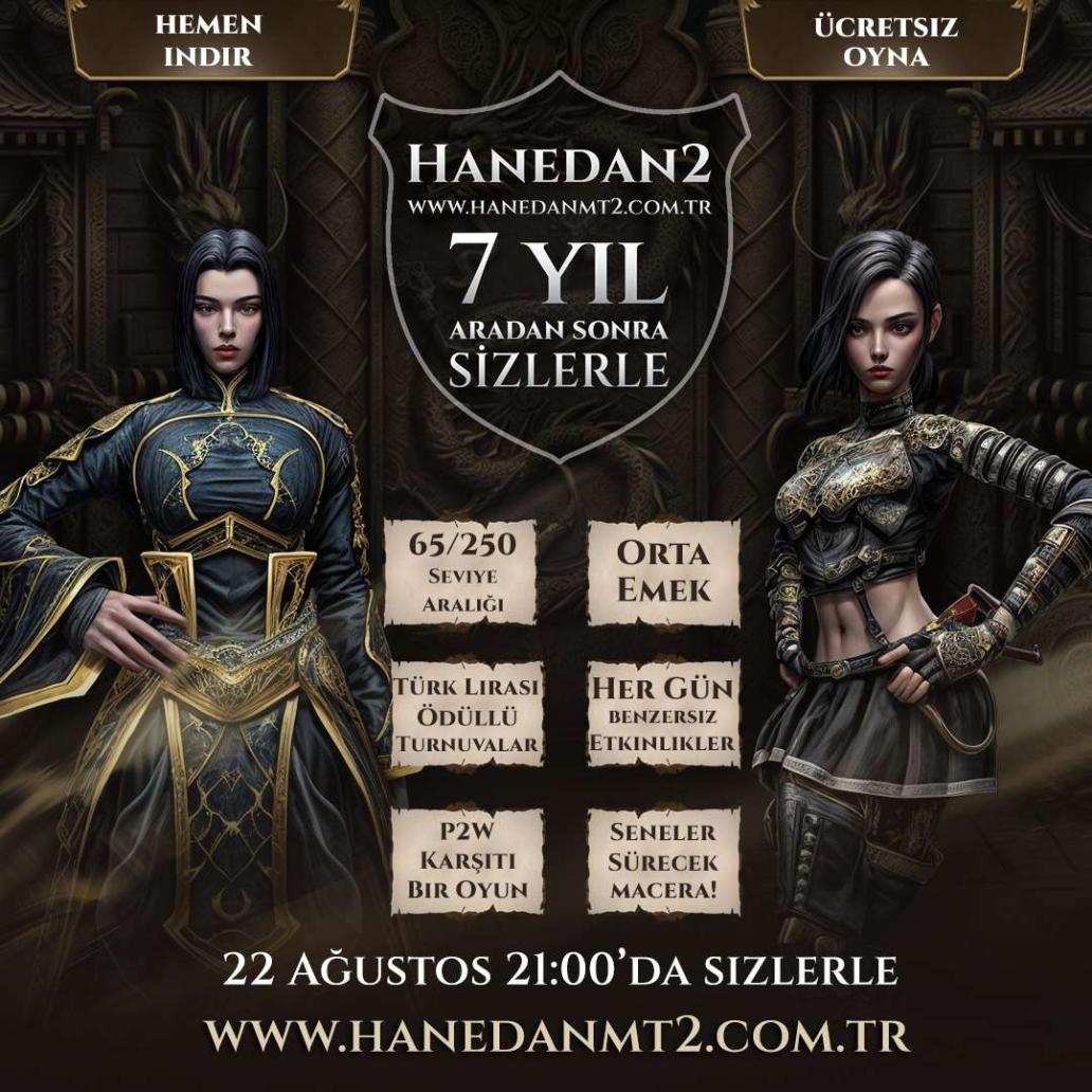 Hanedanmt2 Oldschool 65-250 server banner
