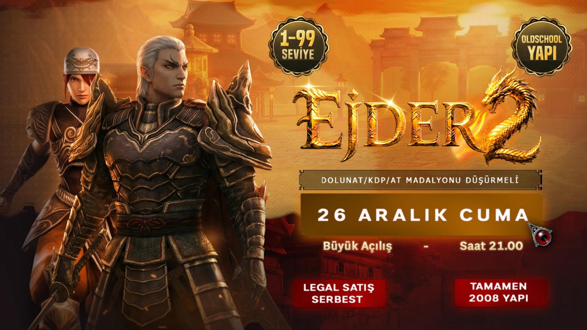 Ejder2 1-99 Hardschool Metin2 PvP server 26 Aralık'ta açılıyor! banner