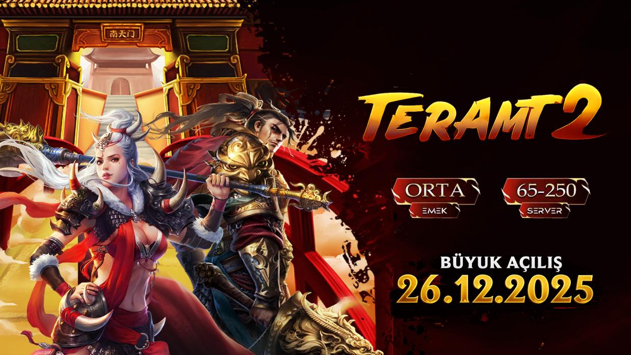 TeraMT2 65-250 Orta Emek Server - 26 Aralık Cuma Açılıyor banner