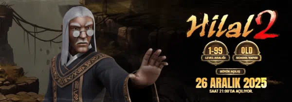 Hilal2 1-99 Oldschool Emek Server - 26 Aralık Cuma Açılıyor banner