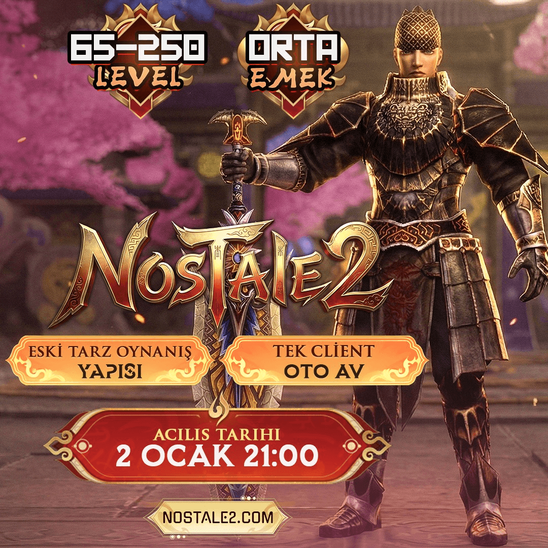 Nostale2 | 65-250 Orta Emek | 2 Ocak banner