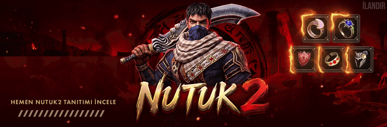 Nutuk2 1-99 Orta Emek Türkiye'nin En İyi Serveri – Lycan + Kuşak + Simya + Kadim Efsun YOK, P2W Karşıtı, TL Ödüllü Lonca Turnuvası %100 Katıl Kazan ile Metin2 PvP Server banner