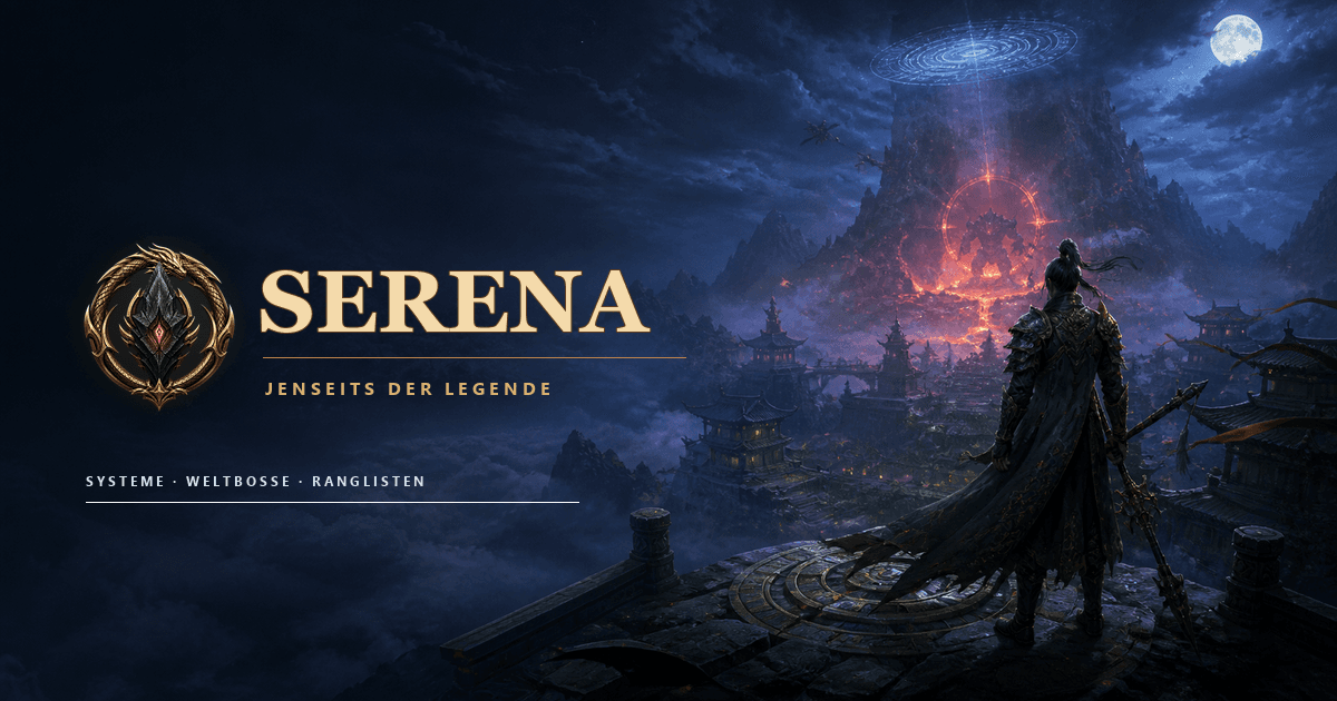 Serena MT2 | 1-210 · 9 Solo Zindan · 7 Dünya Bossu · Tek Dünya banner