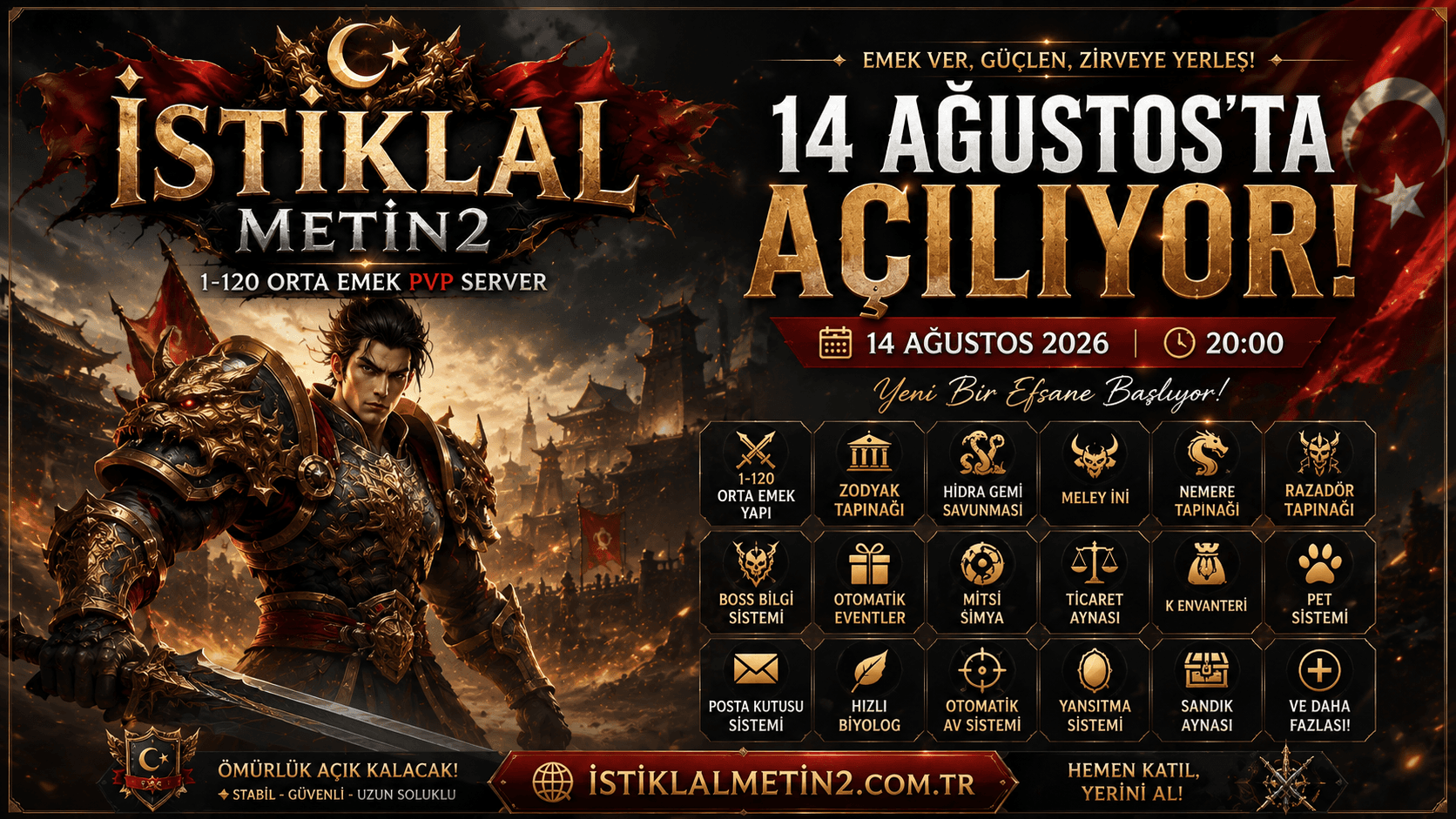 İstiklal Metin2 logo
