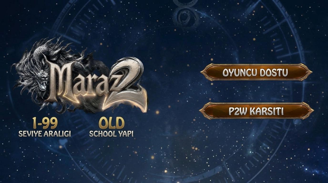 Maraz MT2 | 1-99 Oldschool · Legal Satış · TL Ödüllü · Simya Yok banner