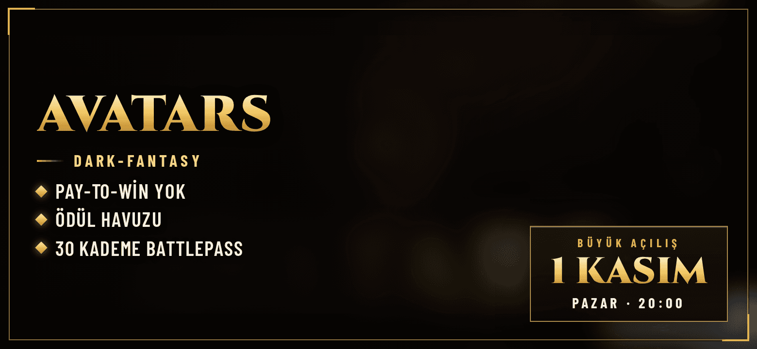 Avatars MT2 | Low-Mid Rate · Uluslararası · P2W Yok · Battlepass banner