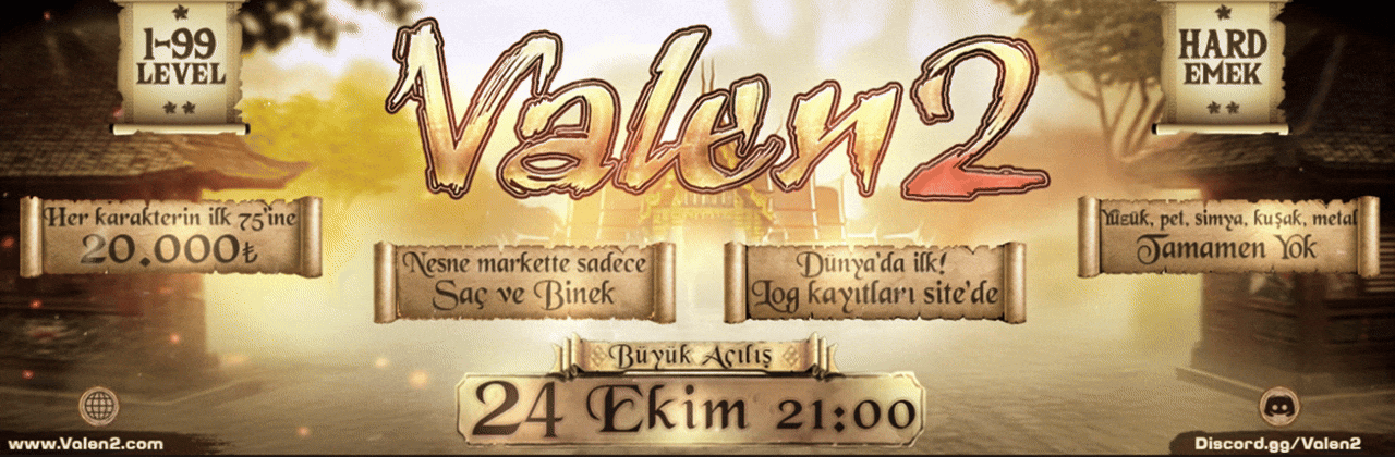 Valen2 1-99 Hard Emek 24 Ekim Cuma banner